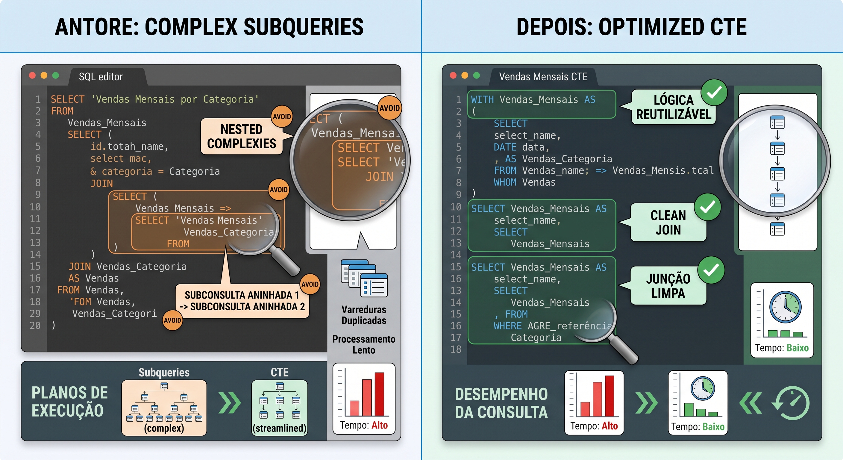 Otimização de Consulta SQL com CTE